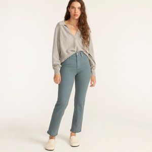 J. Crew Women's High-rise Straight 90's Classic Slate Green Jeans